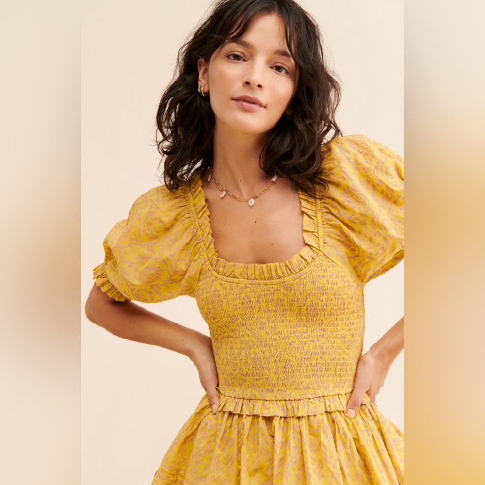 Cleobella Luna Mini Dress Camellia